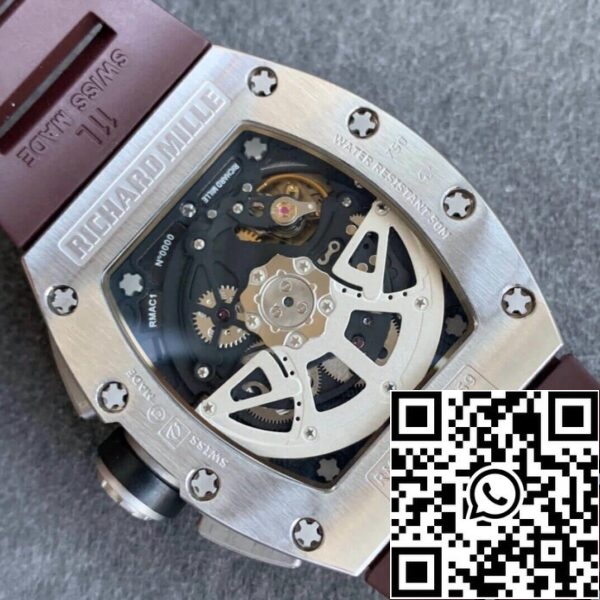 11 109 Richard Mille RM11 1:1 Best Edition KV Factory Titanium Braun Armband