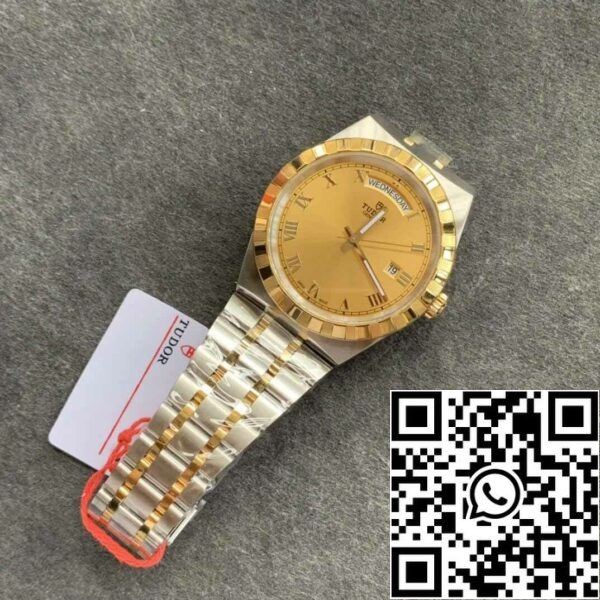 11 10 e38c6a69 180d 4ba1 ab0b 8740240a2a92 Replika Tudor Royal M28603-0004 Day Date V7 Factory Yellow Gold