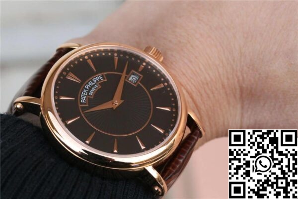 11 119 Patek Philippe Calatrava 1:1 Best Edition ZF Factory Cinturino in pelle oro rosa