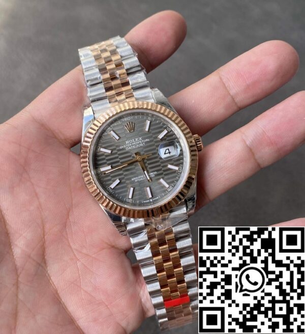 11 15 e9f14632 92e7 4a26 8520 d94ec2c9d7d6 skálázott Rolex Datejust M126231-0029 36MM 1:1 Best Edition VS Factory szürke számlapja