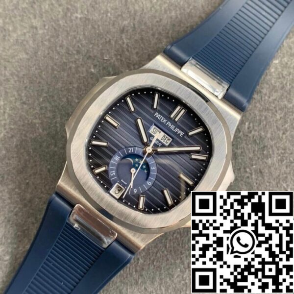 11 15 f8f073d5 55df 4ba4 8c6b 81f916e8e6c7 Patek Philippe Nautilus 5726 1:1 Best Edition GR Factory V2 Blue Rubber Strap