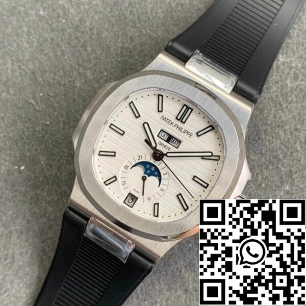 11 16 e365a6bc 8757 42b8 9cdc 69fa2169d0a5 Patek Philippe Nautilus 5726 1:1 Best Edition GR Factory V2 Black Rubber Strap