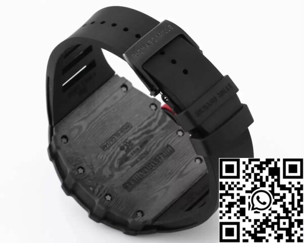 11 1 7c2a3228 80d3 4abf bc5a 9c515c835ab1 Richard Mille RM35-01 1:1 Meilleure édition BBR Bracelet en caoutchouc noir d'usine