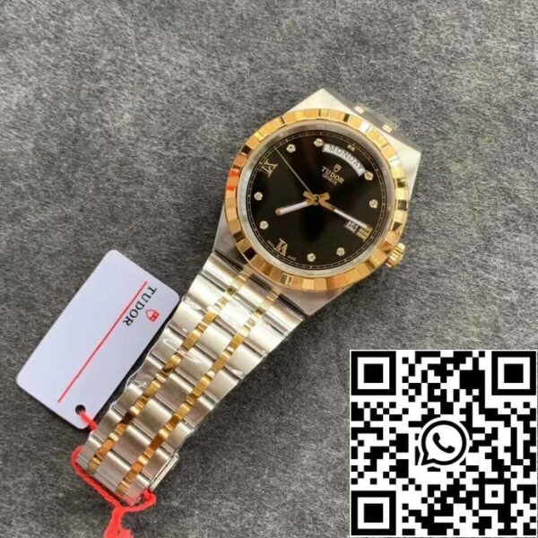 11 1 7ddbfd75 070c 4d63 8437 a0557aae2a95 Реплика Tudor Royal M28603-0005 1:1 Best Edition V7 Factory Demi Gold