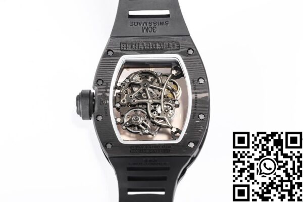 11 23 03f0083e 68a9 4e3f 9acd bd6eb47d4a0d Richard Mille RM055 NTPT 1:1 Best Edition BBR Factory szénszálas számlapja