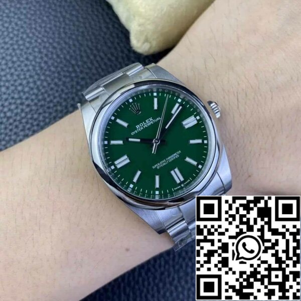 11 24 6c12d602 0b51 4264 82cc 810fbb618beae Rolex Oyster Perpetual M124300-0005 41MM 1:1 Best Edition Clean Factory Green Dial 1:1 Best Edition Tiszta gyári zöld számlapja