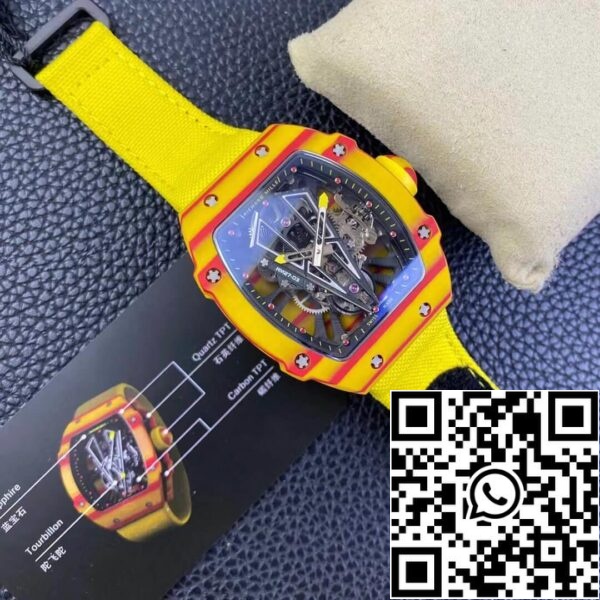 11 39 f079456e 571e 4703 b8e2 effc0990138b Richard Mille RM27-03 Rafael Nadal Tourbillon 1:1 Best Edition RM Factory Yellow Strap