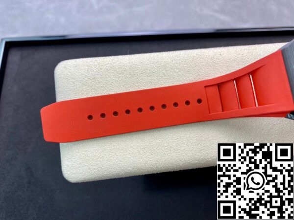 11 3 ab9ecb5f ff9e 42e7 9968 67c4ee8f86b5 Richard Mille RM011 1:1 Best Edition KV Factory V3 Red Rubber Strap