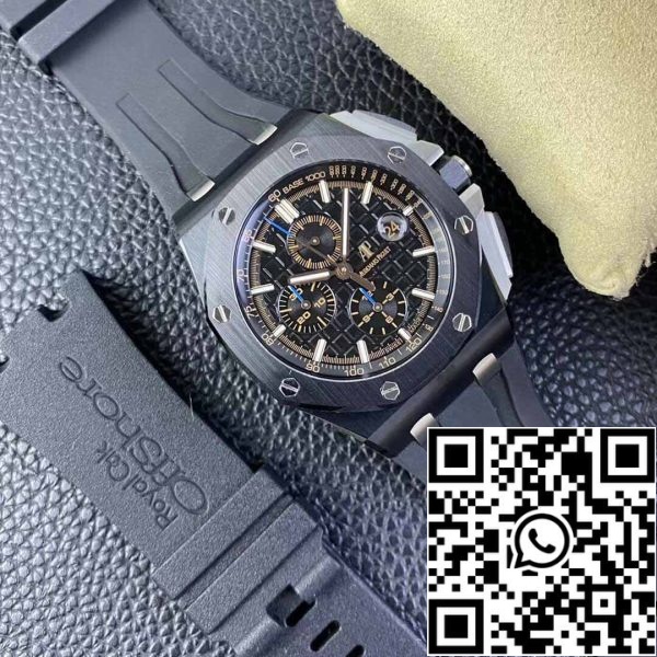 11 43 4c387a2a fe21 4b9c 9a82 310d025759a8 Audemars Piguet Royal Oak Offshore 26405CE.OO.A002CA.02 1:1 Best Edition APF Factory Svart urtavla