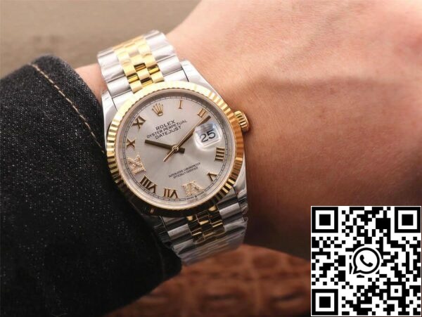 11 44 302ea9a0 215c 437a 9297 a1a78253145c Rolex Datejust M126233-0031 1:1 Best Edition EW Factory Silver Dial