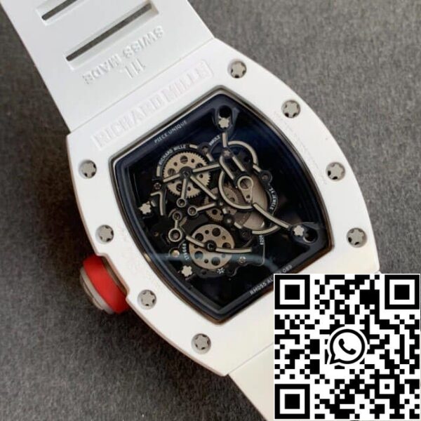 11 45 b58e0224 edbf 4bd3 b3ad 3fecb8308bc5 Richard Mille RM055 1:1 Best Edition KV Factory V2 Correia de borracha cerâmica