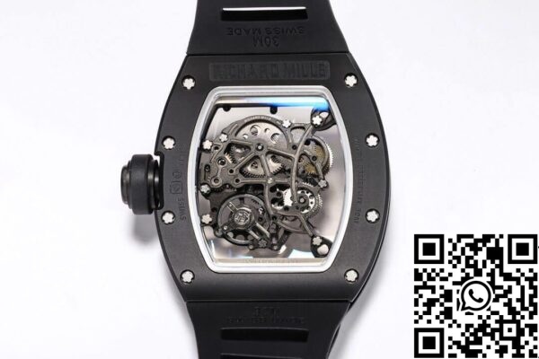 11 50 c114bf5d 85a3 404a 80f5 a2166fd4babf Richard Mille RM-055 1:1 Best Edition BBR Factory V2 Musta keraaminen tapaus