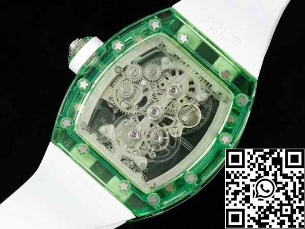 11 63 53b486c4 9802 4a6b be8b ac85996972fd Richard Mille RM 56-01 Tourbillon 1:1 Best Edition RM Factory Green Transparent Case