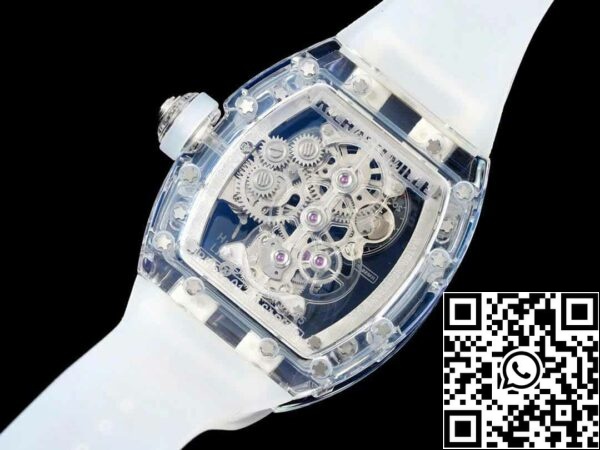 11 64 2c1e2ff0 163c 48f3 8afc 356b704b5a1b Richard Mille RM 56-01 Tourbillon 1:1 Best Edition RM Factory Transparent Skeleton Dial