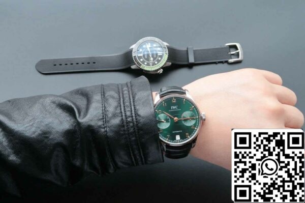 11 64 e87f4ed2 4525 4c19 b7f7 4a91b3d725a2 IWC Portugieser IW500708 1:1 Best Edition ZF Factory V5 Quadrante verde