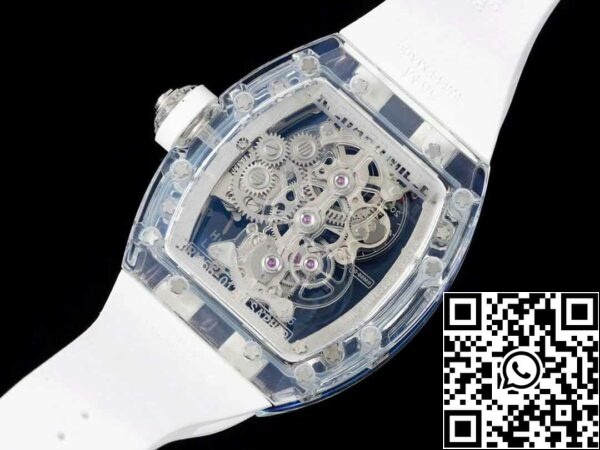 11 65 71576b29 6839 4180 97fb 4364326df73e Richard Mille RM 56-01 Tourbillon 1:1 Best Edition RM Factory Biały gumowy pasek