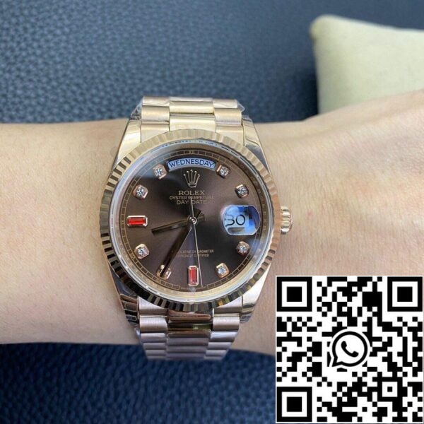 11 7 18b45fbc 759a 410d a5e6 6072e1e230b0 Rolex Day Date 118235 1:1 Best Edition EW Factory Brown Dial