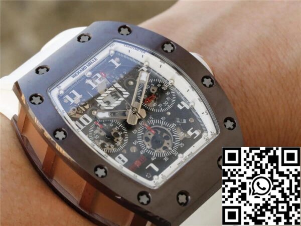 11 8 f1bca0ce db6b 4b8e 8b95 044e3923e947 Richard Mille RM011 1:1 Best Edition KV Factory Ceramic White Strap