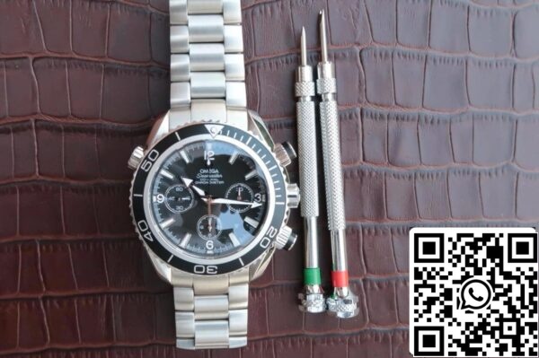 111 3 Omega Seamaster Ocean Universe 600M 2210.50.00 1:1 Best Edition OM Factory Quadrante nero