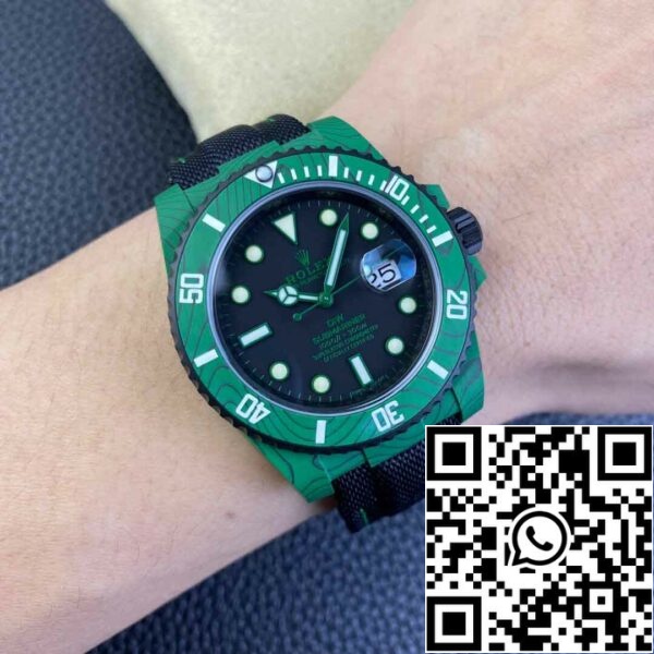 111 4da75385 5d92 4a70 8a25 bbb12609bed1 Réplica Rolex Submariner VS Fábrica Luneta em fibra de carbono verde