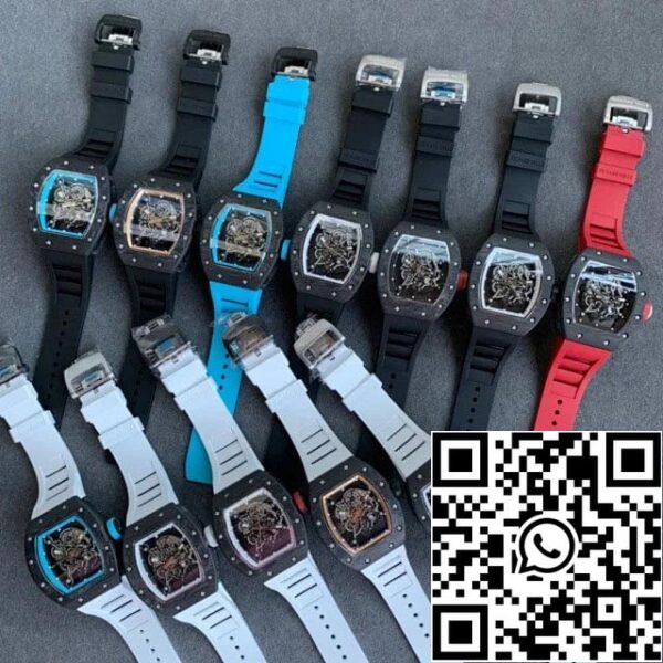 12 12 a64134c8 94f1 431b 8c70 930c3ea8c9ae Richard Mille RM055 1:1 Meilleure édition KV Factory V2 Cadran squelette