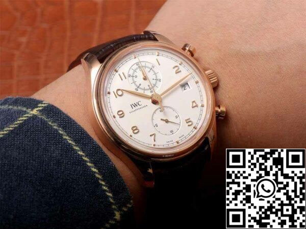 12 18 f1a00828 980e 42fd a8f3 f047f83e5caa IWC Portugieser IW390301 1:1 Best Edition ZF Factory Cadran blanc