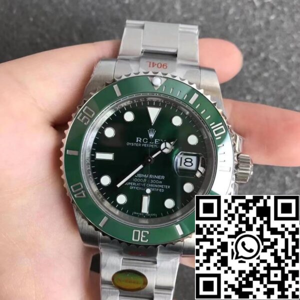 12 1 63f0b796 9c3e 45de 987b e792357202e2 Rolex Submariner 116610LN 1:1 Best Edition Noob Factory V12 Vihreä Circle