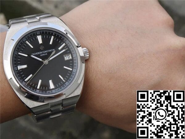 12 26 Vacheron Constantin Overseas 4500V/110A-B483 1:1 Best Edition 8F Factory Svart urtavla