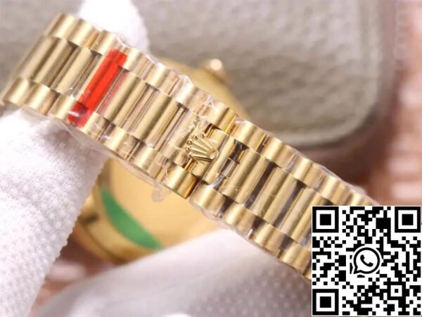 12 39 Rolex Day Date M228348RBR-0008 1:1 Mejor Edición EW Fábrica 18ct Oro Amarillo