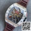 12 56 61cc29a8 5a96 4692 8acc 63dc985da6d7 Richard Mille RM11 1:1 Best Edition KV Factory Titan Braunes Armband