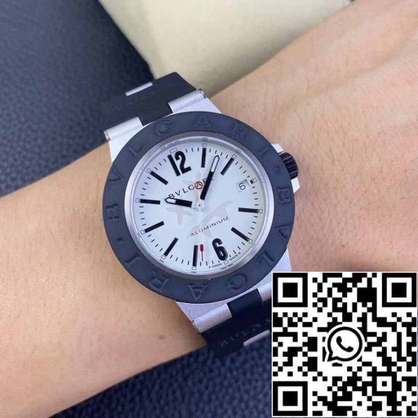 12 5 8b1390e5 de9c 49a0 85f9 ce02c932ed66 Bvlgari Aluminium Steve Aoki 103539 1:1 Best Edition BV Factory White Dial