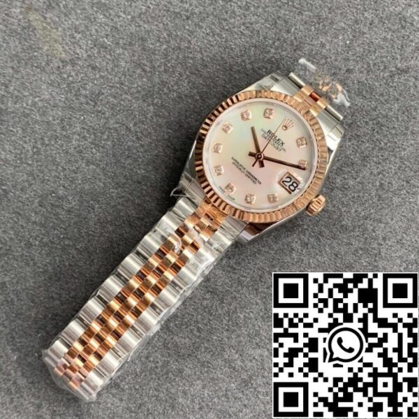 13 23 Rolex Datejust M278271-0026 1:1 Best Edition GS Factory Rózsaarany 1:1 Best Edition GS Factory