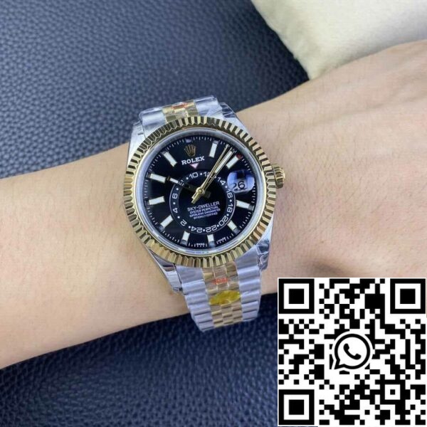 13 2 cb2e99da 6697 4e18 b063 d96bd64f0e0e Rolex Sky Dweller M336933-0004 1:1 Best Edition Noob Factory V2 Quadrante Nero