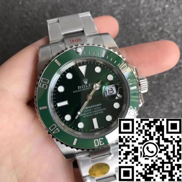 14 1 7546f2b6 6aac 43d9 aea2 21524c3378c5 Rolex Submariner 116610LN 1:1 Najboljša izdaja Noob Factory V12 Green Circle