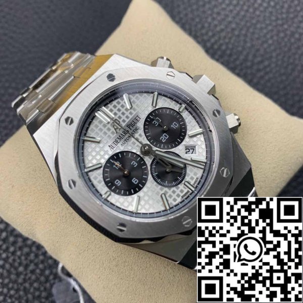 1555008459 531232282 1 Audemars Piguet Royal Oak 26331 1:1 Best Edition OM Factory Witte Wijzerplaat Roestvrij Staal