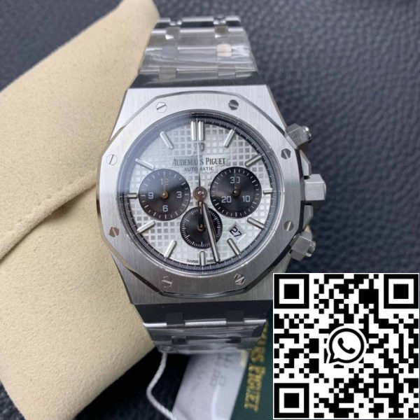 1555008467 2247965149 0 Audemars Piguet Royal Oak 26331 1:1 Beste Editie OM Fabriek Witte Wijzerplaat Roestvrij Staal