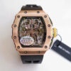 1566059217 1665189982 0 Richard Mille RM11-03 rózsaarany 1:1 Best Edition KV KU+ Factory Fekete szíj