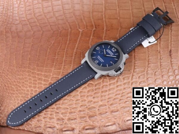 15 f4cebbcd 0a9e 4bfe 8817 988adc1efa58 Panerai Luminor PAM1663 1: 1 Best Edition VS Factory Smoked Blue Dial