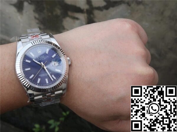 16 1 3b76e0cc 6277 4ba3 8b63 d4bc0c9dc3e9 Rolex Datejust M126234-0017 1:1 Best Edition GM gyári kék számlapja