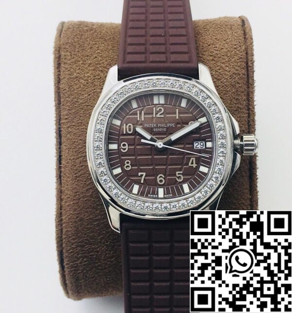 2 100 Patek Philippe Aquanaut 5067A-023 Movimento al quarzo 1:1 Best Edition PPF Factory Cinturino marrone