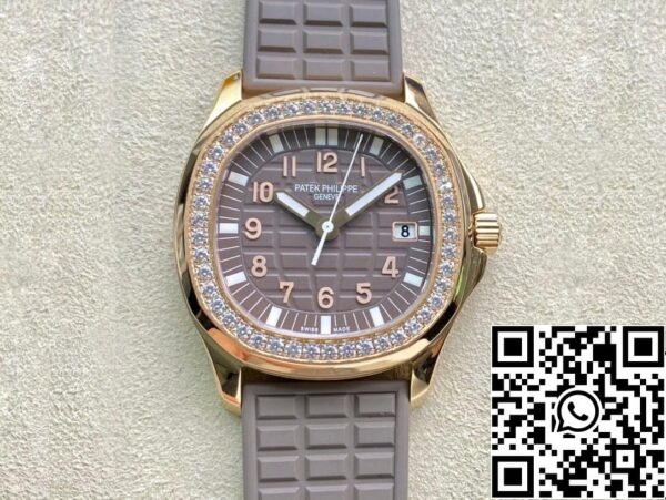 2 100 e9601c2e fe24 439f 8e63 0f18d692b107 Patek Philippe Aquanaut 5067A Quarzwerk 1:1 Best Edition PPF Factory Rose Gold Gehäuse