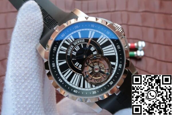 2 100 f18ddb2a 376f 4ed6 8aaa a76541846254 Roger Dubuis Hommage Tourbillon 1:1 Best Edition JB Factory Rose Gold