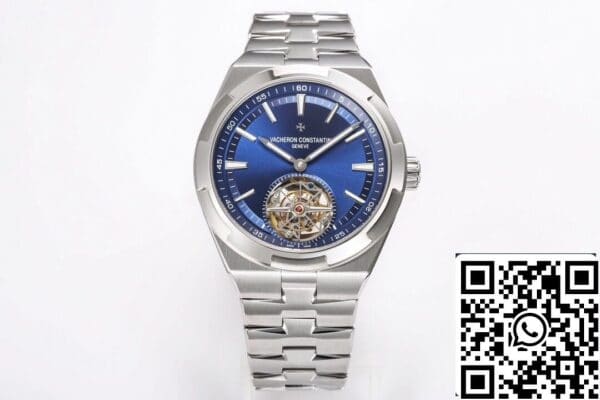 2 101 7268ed1c 0402 499b a9e7 dda083091025 Vacheron Constantin Overseas Tourbillon 6000V/110A-B544 1:1 Best Edition BBR Factory kék számlapja