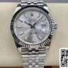 2 104 Rolex Datejust M126334-0004 1:1 Best Edition VS Fabriek Zilveren Wijzerplaat