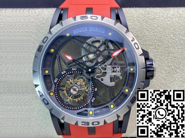 2 104 a4eb115c 3a10 4be8 b323 03764895b127 Roger Dubuis Excalibur RDDBEX0549 1:1 Mejor Edición BBR Factory Tourbillon Esqueleto Esfera