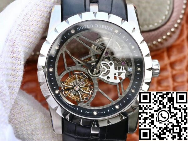 2 105 0dc3f756 874c 4777 8ff1 6ad1dc006405 Roger Dubuis Excalibur RDDBEX0393 1:1 Best Edition JB Fabriek Tourbillon Skelet Wijzerplaat