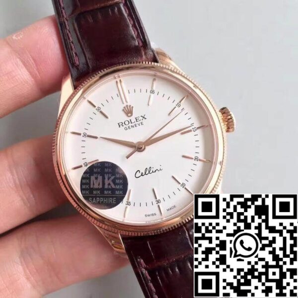 2 105 b2b8ca21 e4be 48ca 9ab8 00d8e2fa2f8a Rolex Cellini 50505 MKS Factory 1:1 Best Edition Sveitsin ETA3132 White Dial