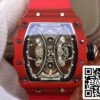 2 107 5e9befdc d918 41f2 8aa4 62f3de120b36 Richard Mille RM53-01 1:1 Meilleure édition KV Factory Red TPT Fibre de carbone