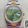 2 108 000d9e1c ee3d 466c afed d8f79a74dd7b Rolex Datejust M126283RBR-0012 1:1 Best Edition EW Factory Green Dial