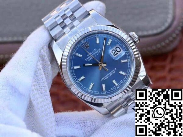 2 108 3d98c121 11fd 412a 91f8 bb87e49b3690 Rolex Datejust 36mm M126334-0002 AR Factory 1:1 Best Edition Swiss ETA3135 Quadrante Blu